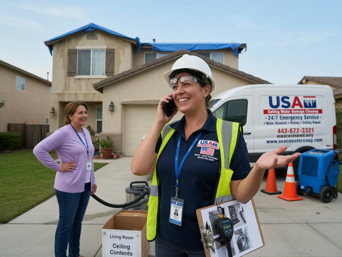 Ceiling Water Damage Restoration Represa, CA FAQs
